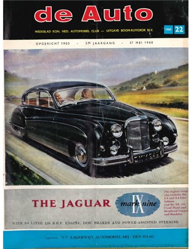 1960 DE AUTO MAGAZINE 22 NIEDERLÄNDISCH