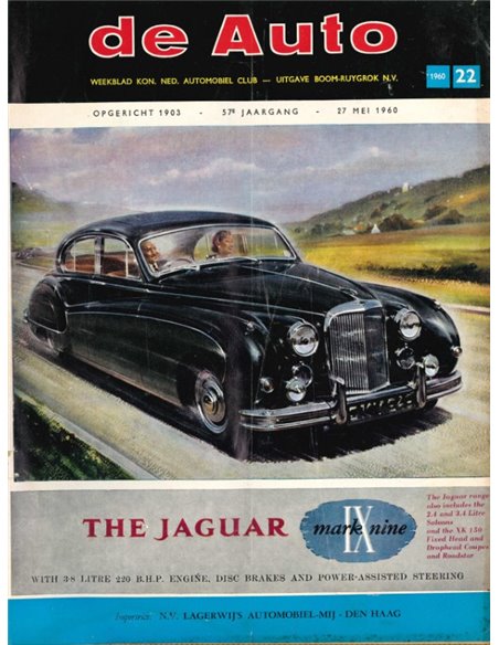 1960 DE AUTO MAGAZINE 22 NIEDERLÄNDISCH