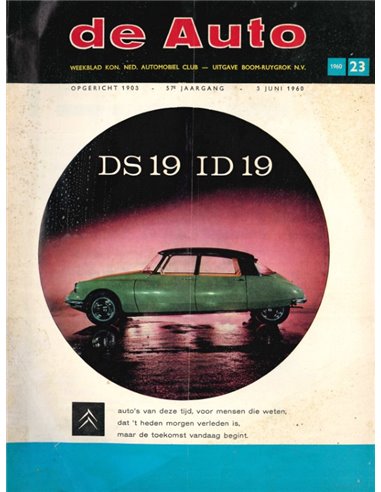 1960 DE AUTO MAGAZINE 23 NIEDERLÄNDISCH