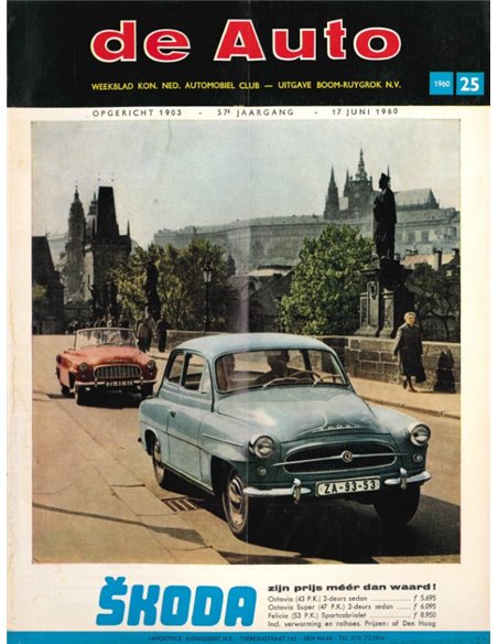 1960 DE AUTO MAGAZINE 25 NEDERLANDS