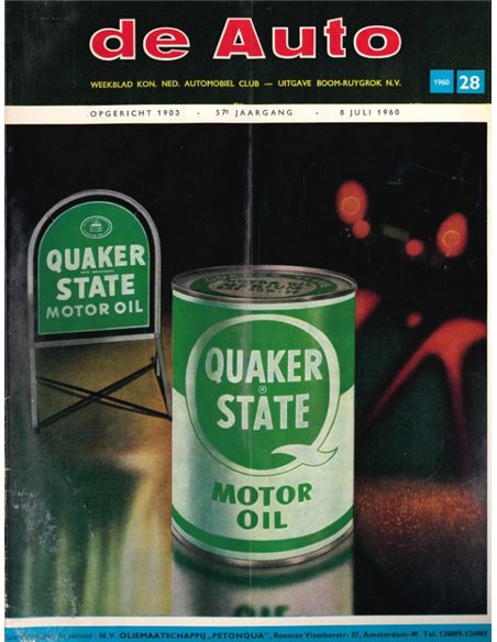 1960 DE AUTO MAGAZINE 28 NIEDERLÄNDISCH