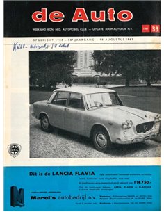 1961 DE AUTO MAGAZINE 33 DUTCH
