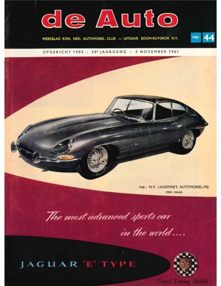 1961 DE AUTO MAGAZINE 44 NIEDERLÄNDISCH
