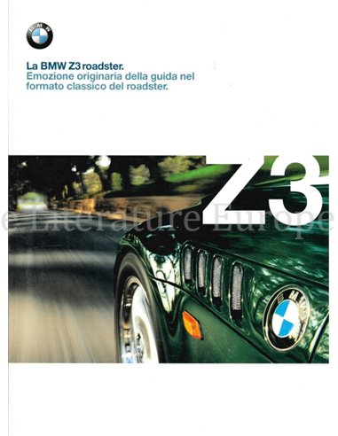 1998 BMW Z3 ROADSTER BROCHURE ITALIAN