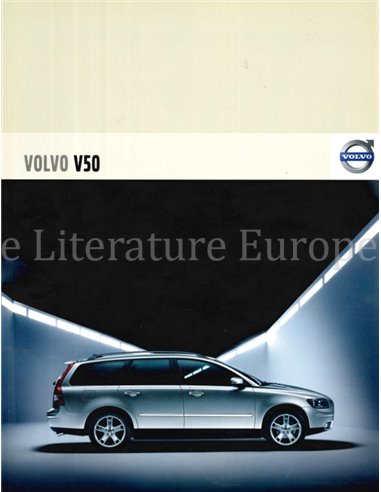 2007 VOLVO V50 BROCHURE DUTCH