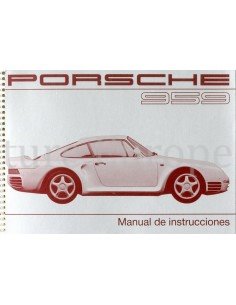 1987 PORSCHE 959 INSTRUCTIEBOEKJE SPAANS