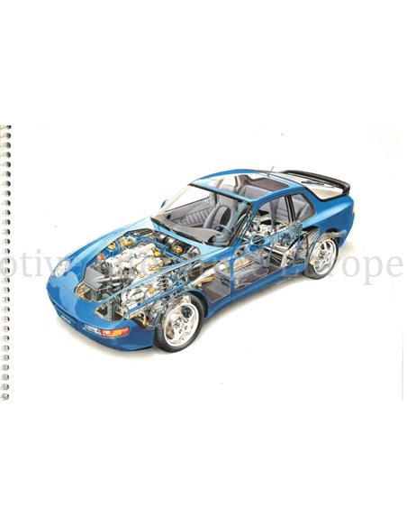 1994 PORSCHE 968 INSTRUCTIEBOEKJE DUITS