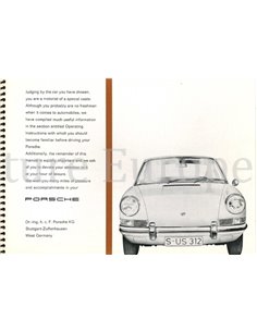 1969 PORSCHE 912 INSTRUCTIEBOEKJE ENGELS 2