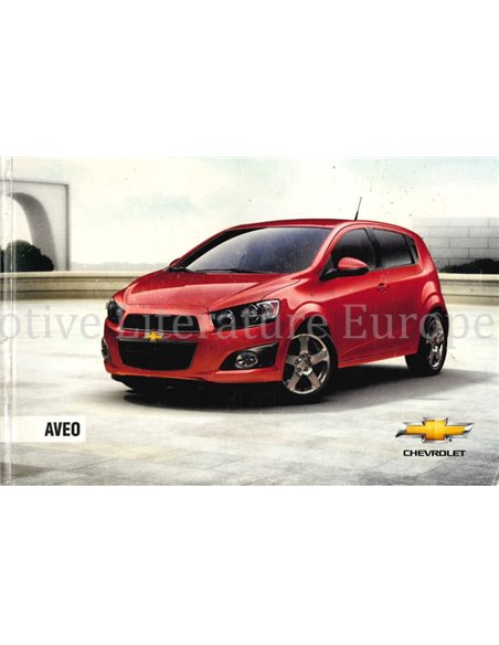 2011 CHEVROLET AVEO BETRIEBSANLEITUNG NIEDERLÄNDISCH