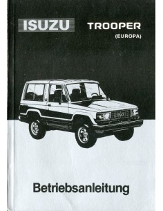1990 ISUZU TROOPER INSTRUCTIEBOEKJE DUITS