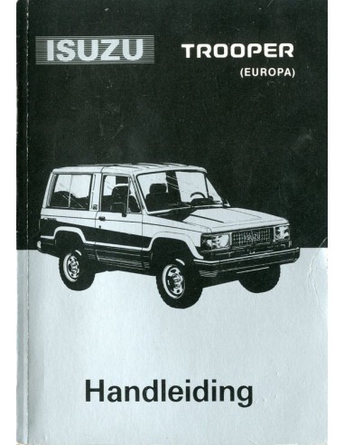 1990 ISUZU TROOPER INSTRUCTIEBOEKJE NEDERLANDS