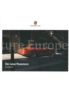 2021 PORSCHE PANAMERA HARDCOVER BROCHURE DEUTSCH