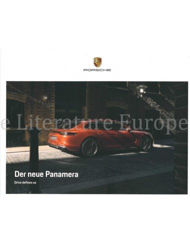 2021 PORSCHE PANAMERA HARDCOVER BROCHURE DUITS