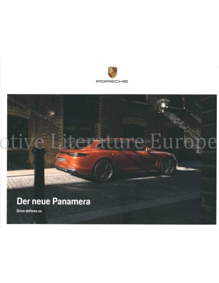 2021 PORSCHE PANAMERA HARDCOVER BROCHURE DUITS