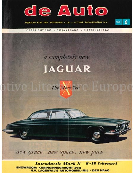 1962 DE AUTO MAGAZINE 06 NEDERLANDS