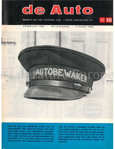 1962 DE AUTO MAGAZIN 10 NIEDERLÄNDISCH