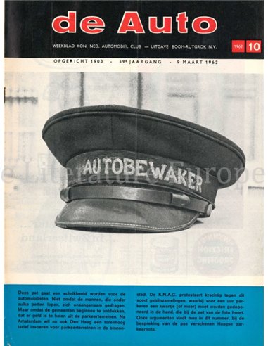 1962 DE AUTO MAGAZINE 10 DUTCH