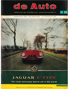 1962 DE AUTO MAGAZIN 32 NIEDERLÄNDISCH