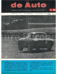 1962 DE AUTO MAGAZIN 36 NIEDERLÄNDISCH