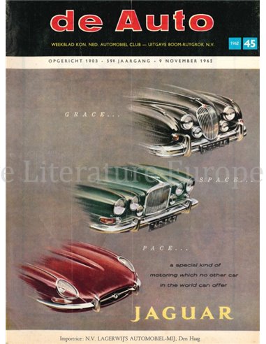 1962 DE AUTO MAGAZIN 45 NIEDERLÄNDISCH