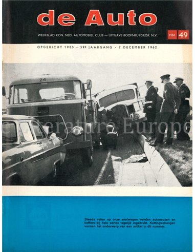 1962 DE AUTO MAGAZINE 49 DUTCH