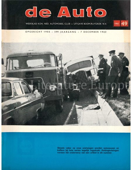 1962 DE AUTO MAGAZINE 49 NEDERLANDS