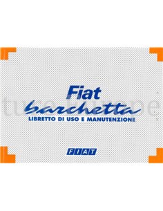 1995 FIAT BARCHETTA BETRIEBSANLEITUNG ITALIENISCH
