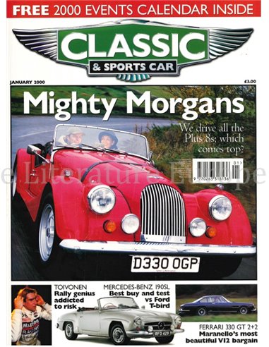 2000 CLASSIC AND SPORTSCAR MAGAZINE JANUAR ENGLISCH