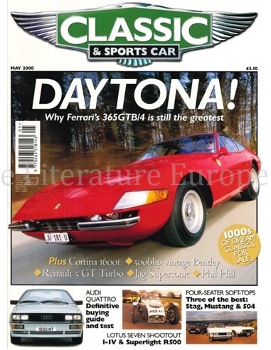 2000 CLASSIC AND SPORTSCAR MAGAZINE MEI ENGELS
