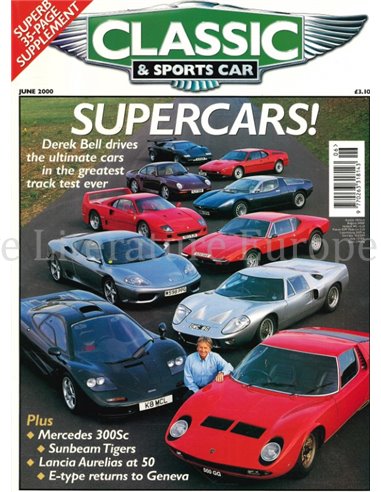 2000 CLASSIC AND SPORTSCAR MAGAZINE JUNE ENGLISH
