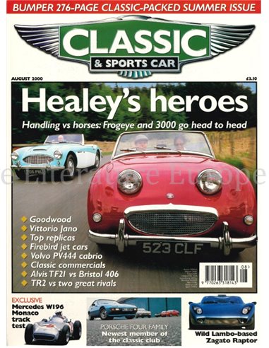 2000 CLASSIC AND SPORTSCAR MAGAZINE AUGUSTUS ENGELS