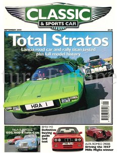 2000 CLASSIC AND SPORTSCAR MAGAZINE SEPTEMBER ENGLISCH