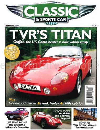 2000 CLASSIC AND SPORTSCAR MAGAZINE DECEMBER ENGELS
