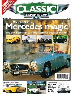 2001 CLASSIC AND SPORTSCAR MAGAZINE AUGUST ENGLISCH