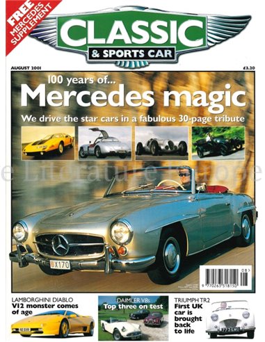 2001 CLASSIC AND SPORTSCAR MAGAZINE AUGUSTUS ENGELS