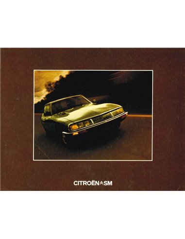 1973 CITROEN SM BROCHURE NEDERLANDS