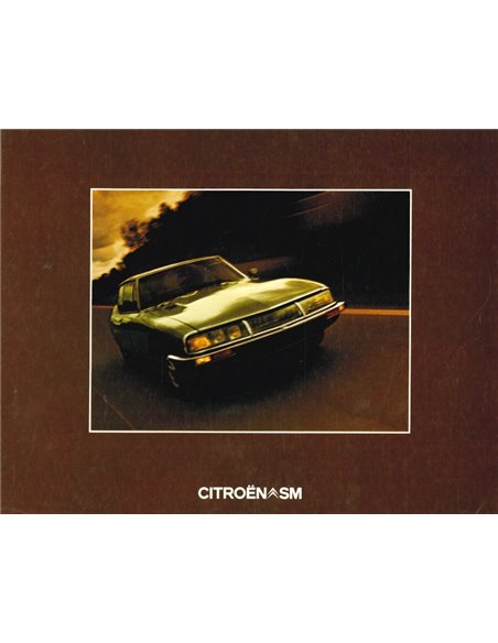 1973 CITROEN SM BROCHURE NEDERLANDS
