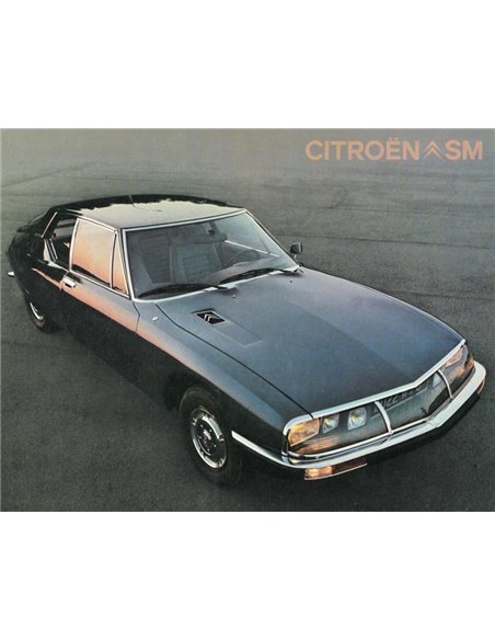 1970 CITROEN SM LEAFLET FRENCH