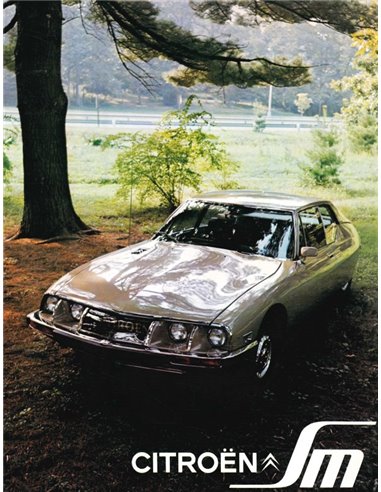 1971 CITROEN SM PROSPEKT ENGLISCH