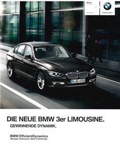 2011 BMW 3 SERIES SALOON BROCHURE GERMAN