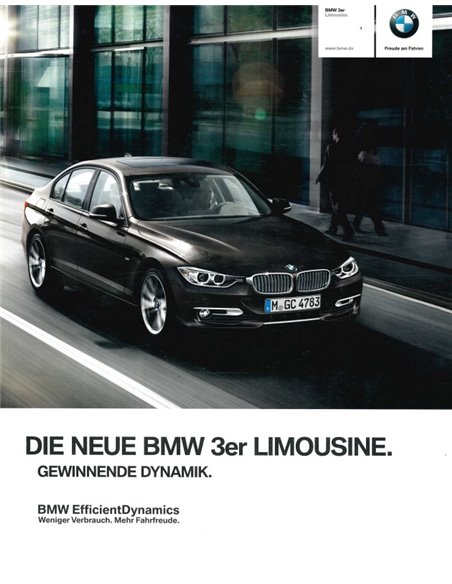 2011 BMW 3ER LIMOUSINE PROSPEKT DEUTSCH