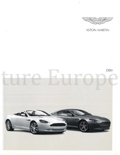 2010 ASTON MARTIN DB9 BROCHURE ENGELS