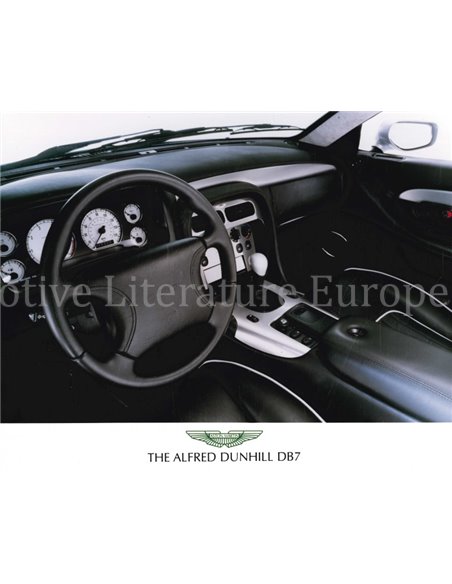 1998 ASTON MARTIN DB7 ALFRED DUNHILL EDITION PERSMAP ENGELS