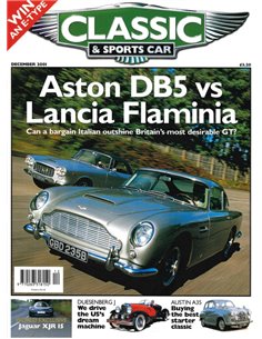 2001 CLASSIC AND SPORTSCAR MAGAZINE DECEMBER ENGELS