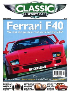 2002 CLASSIC AND SPORTSCAR MAGAZINE MARCH ENGLISH