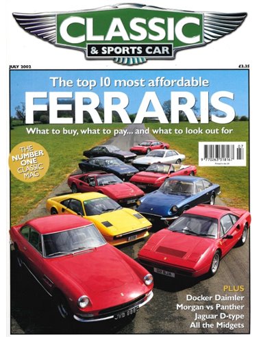 2002 CLASSIC AND SPORTSCAR MAGAZINE JULY ENGLISH