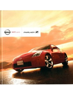2006 NISSAN FAIRLADY Z HARDCOVER BROCHURE JAPANS