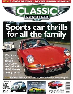 2002 CLASSIC AND SPORTSCAR MAGAZINE NOVEMBER ENGLISCH