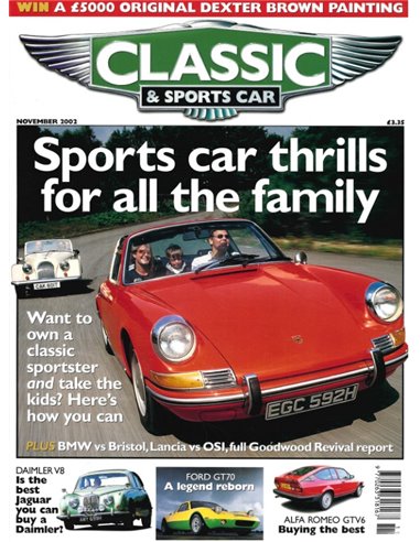 2002 CLASSIC AND SPORTSCAR MAGAZINE NOVEMBER ENGLISH