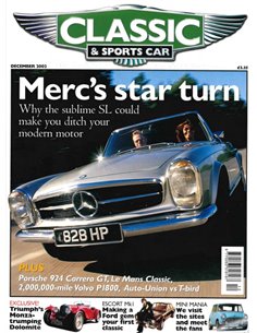 2002 CLASSIC AND SPORTSCAR MAGAZINE DECEMBER ENGLISCH